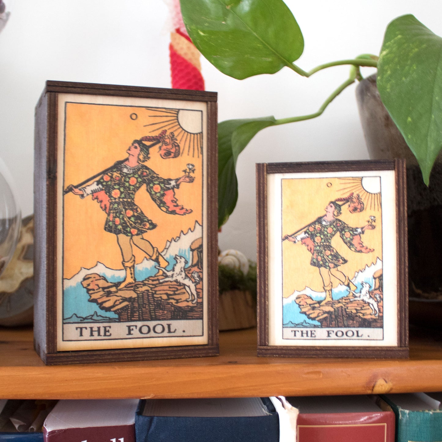 The Fool Card Tarot Card Card Wooden Stash Box Tarot Card Box