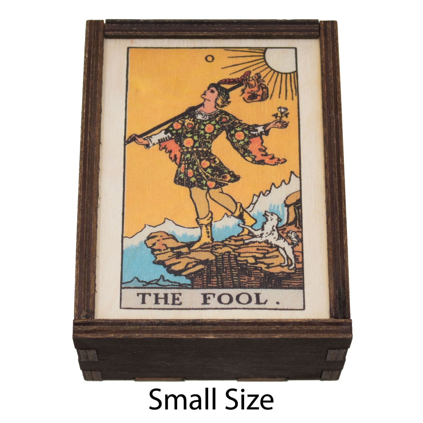The Fool Card Tarot Card Card Wooden Stash Box Tarot Card Box