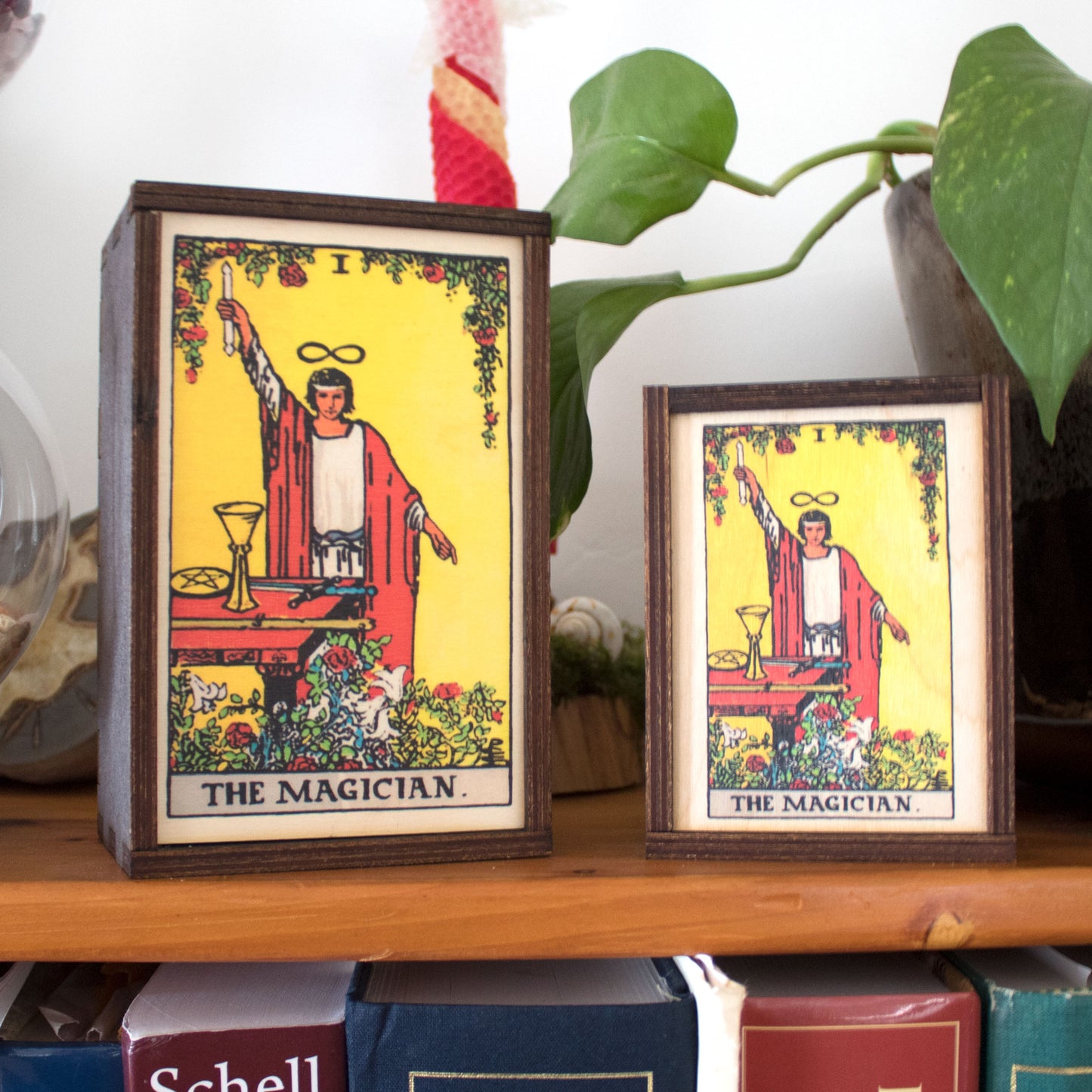 The Magician Tarot Card Card Wooden Stash Box Tarot Card Box