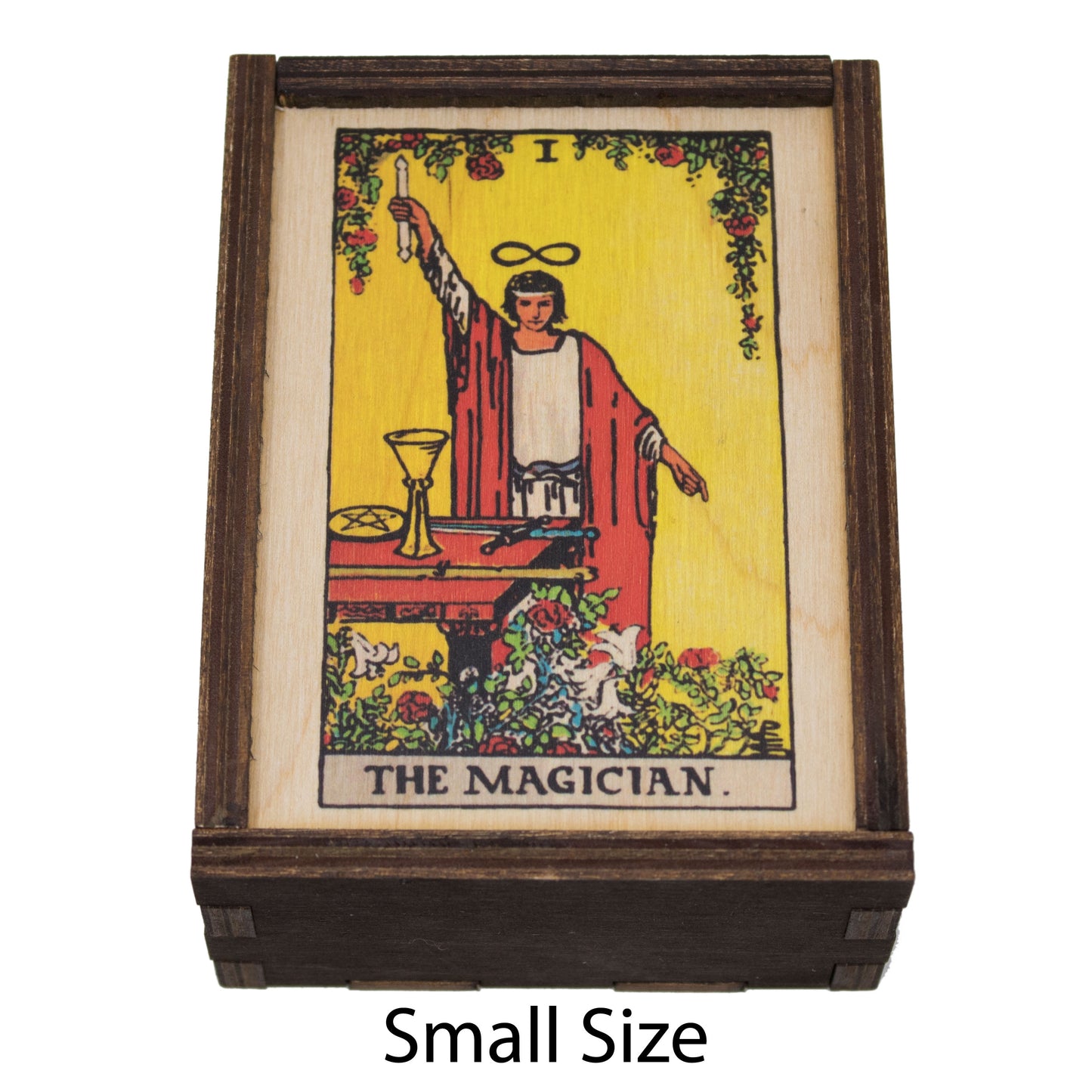 The Magician Tarot Card Card Wooden Stash Box Tarot Card Box