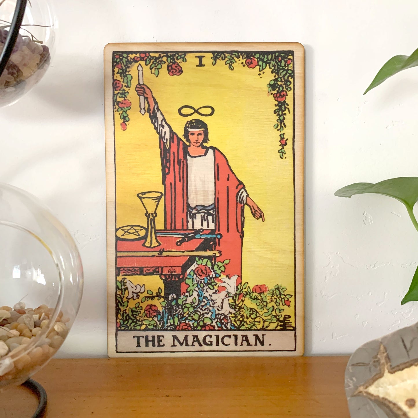 The Magician Tarot Wall Art Wooden Wall Decor