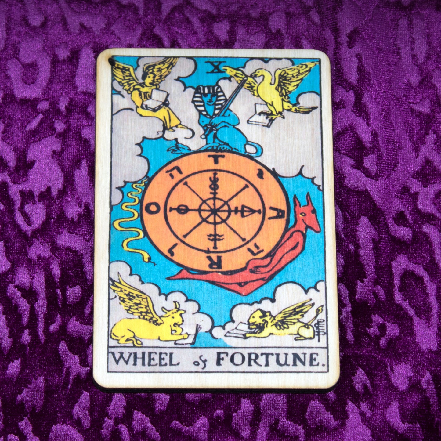 The Wheel of Fortune Tarot Incense Holder Tray
