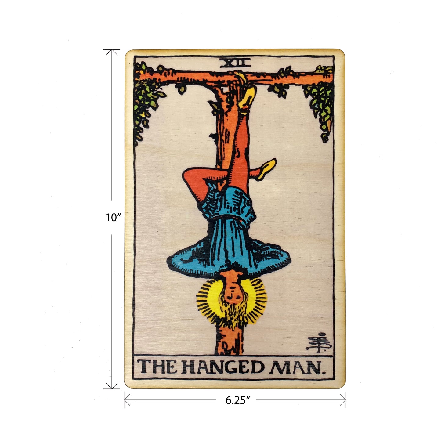 The Hanged Man Tarot Wall Art Wooden Wall Decor
