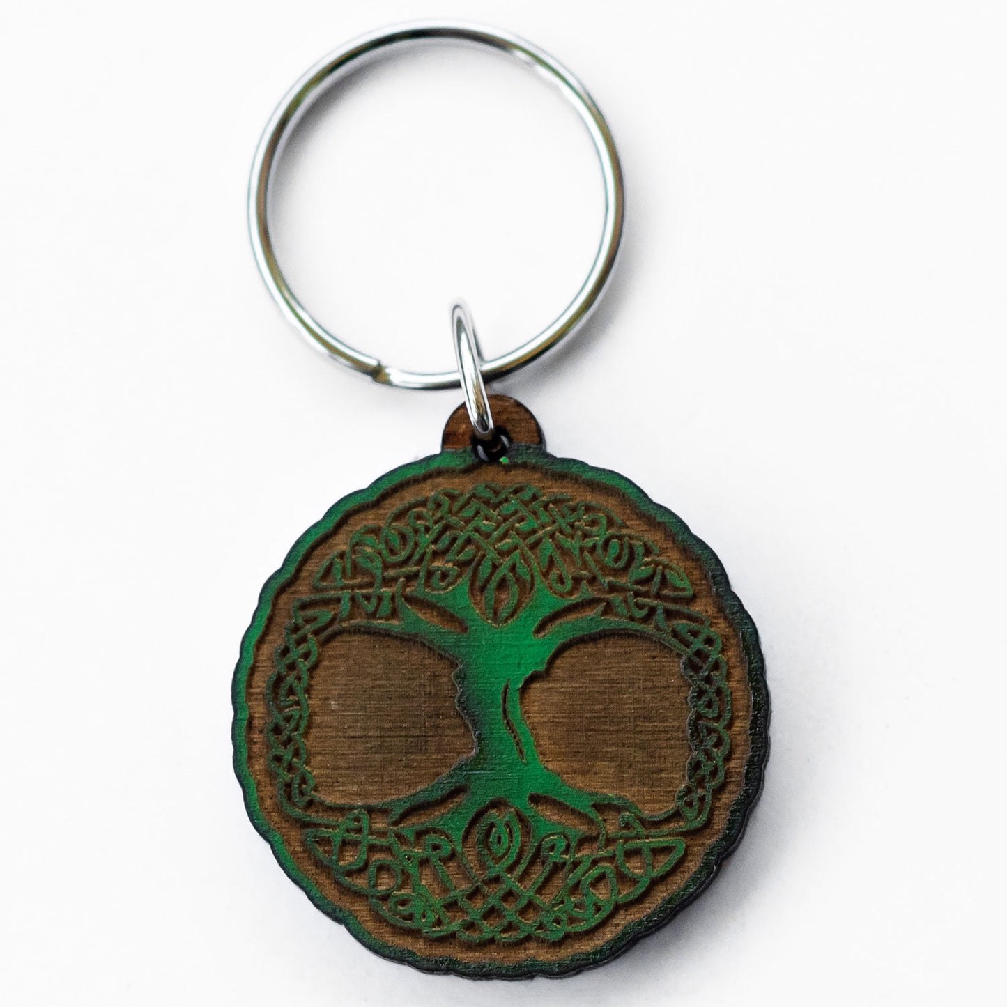 Tree of Life Wooden Keychain