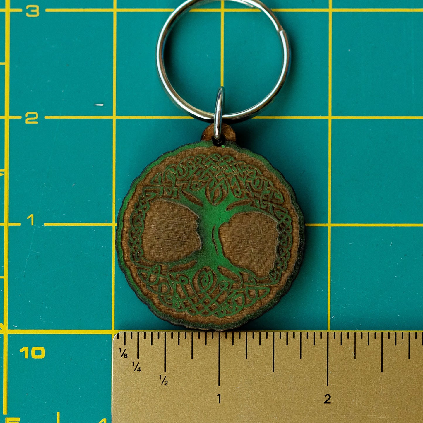 Tree of Life Wooden Keychain
