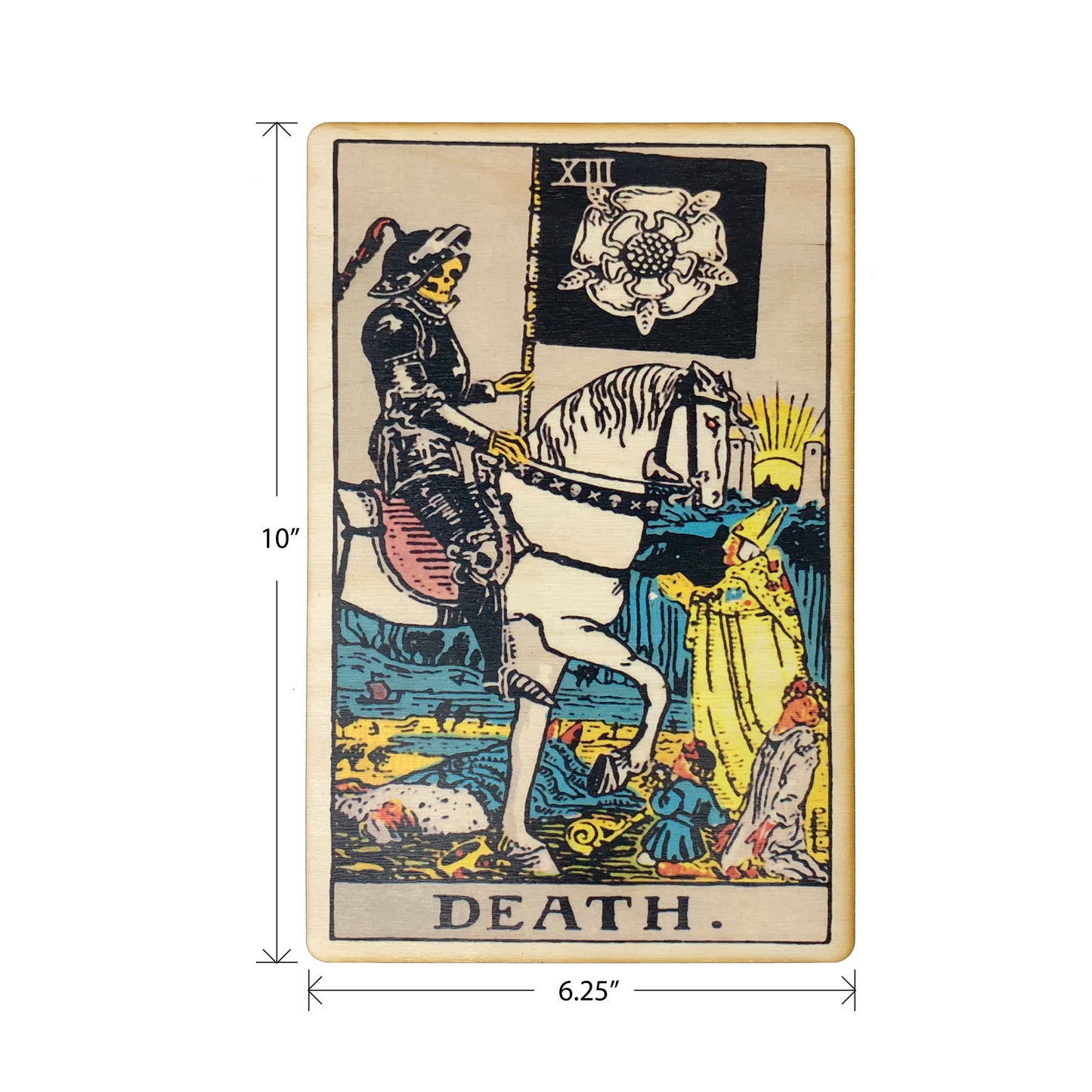 Death Tarot Wall Art Wooden Wall Decor