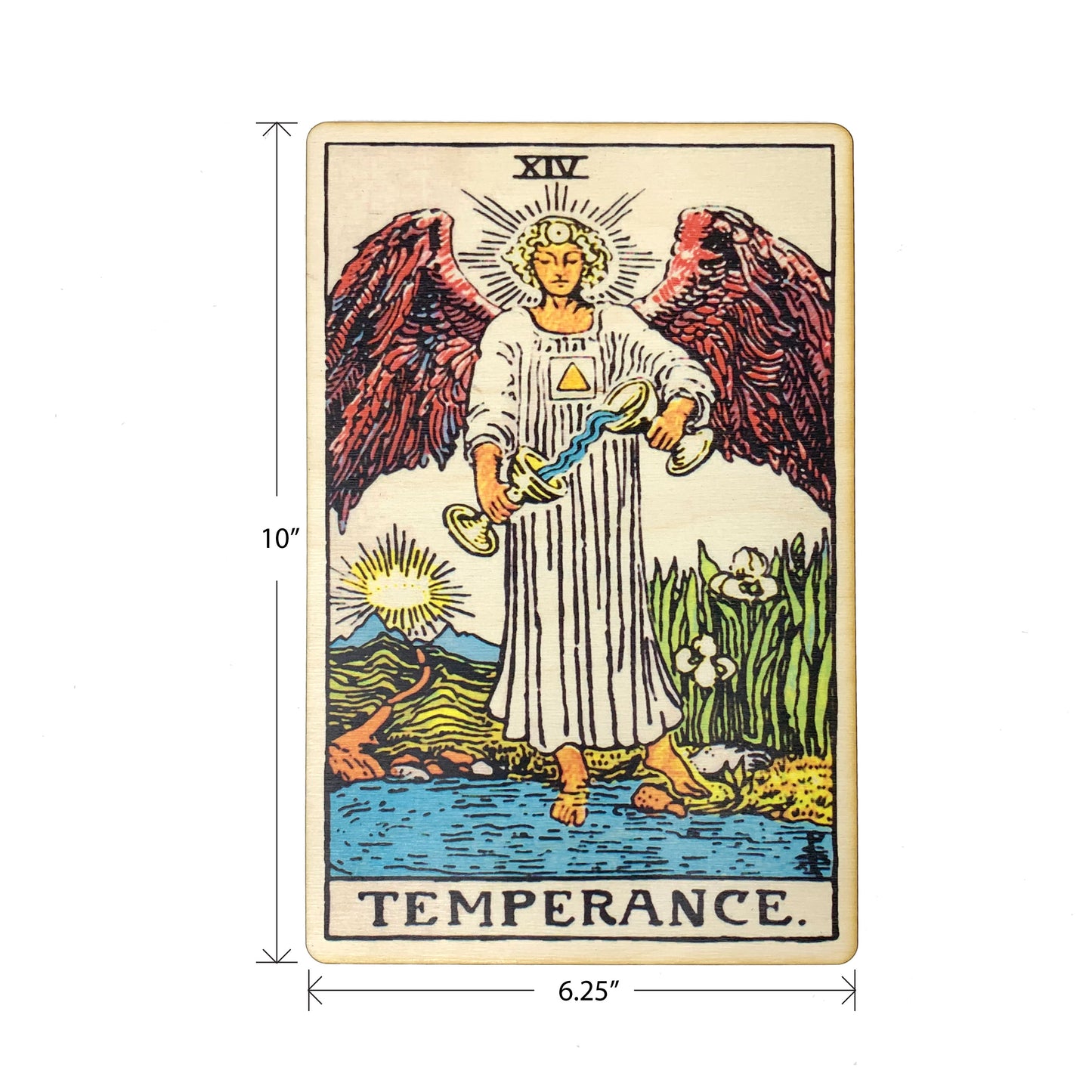 Temperance Tarot Wall Art Wooden Wall Decor