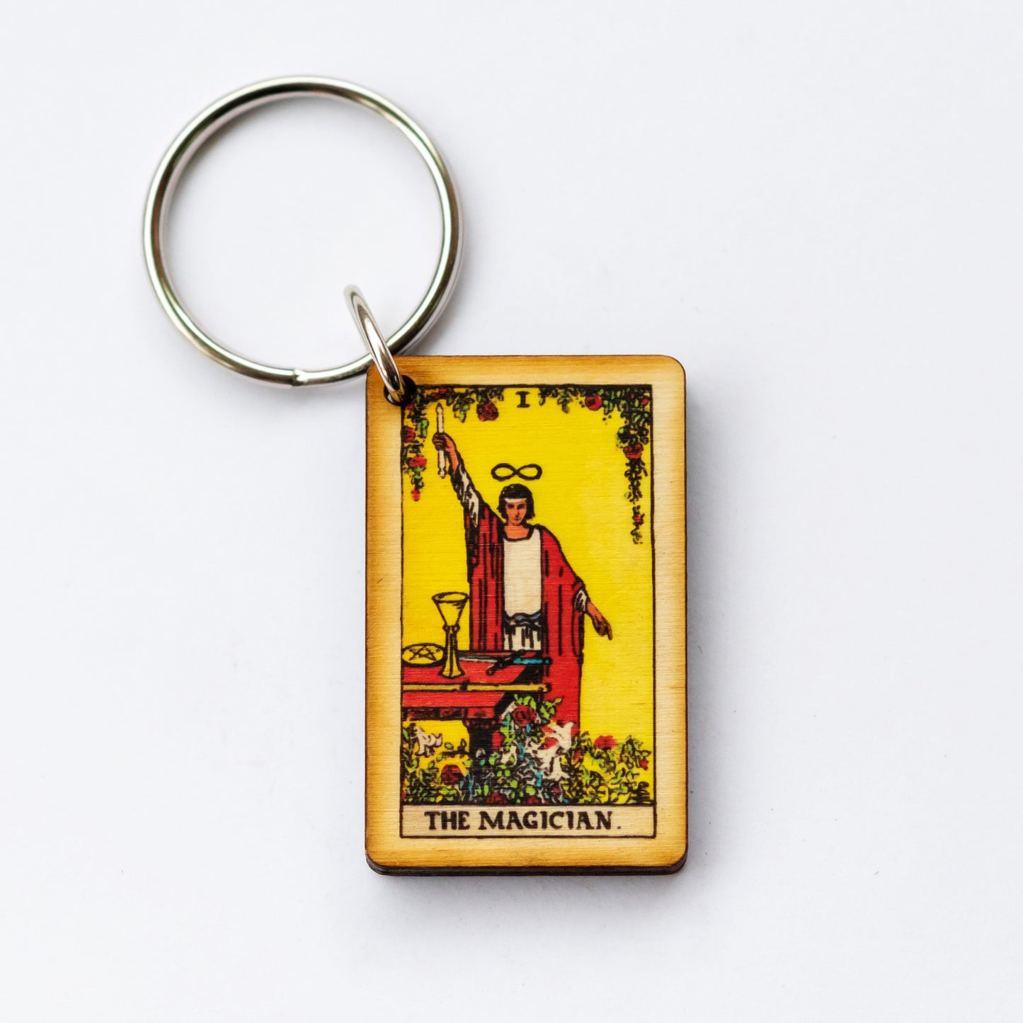 The Magician Tarot Card Keychain