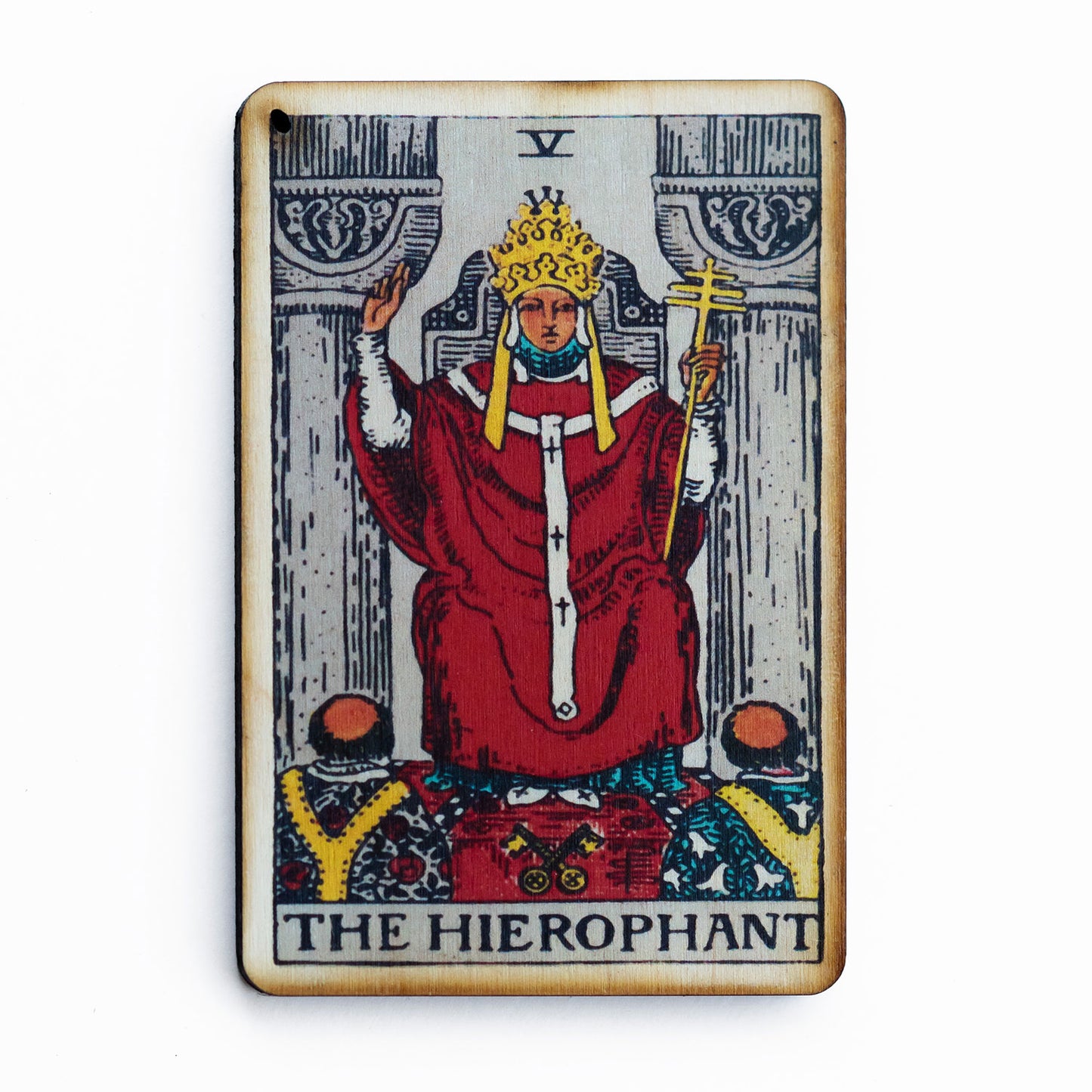 The Hierophant Tarot Incense Holder Tray