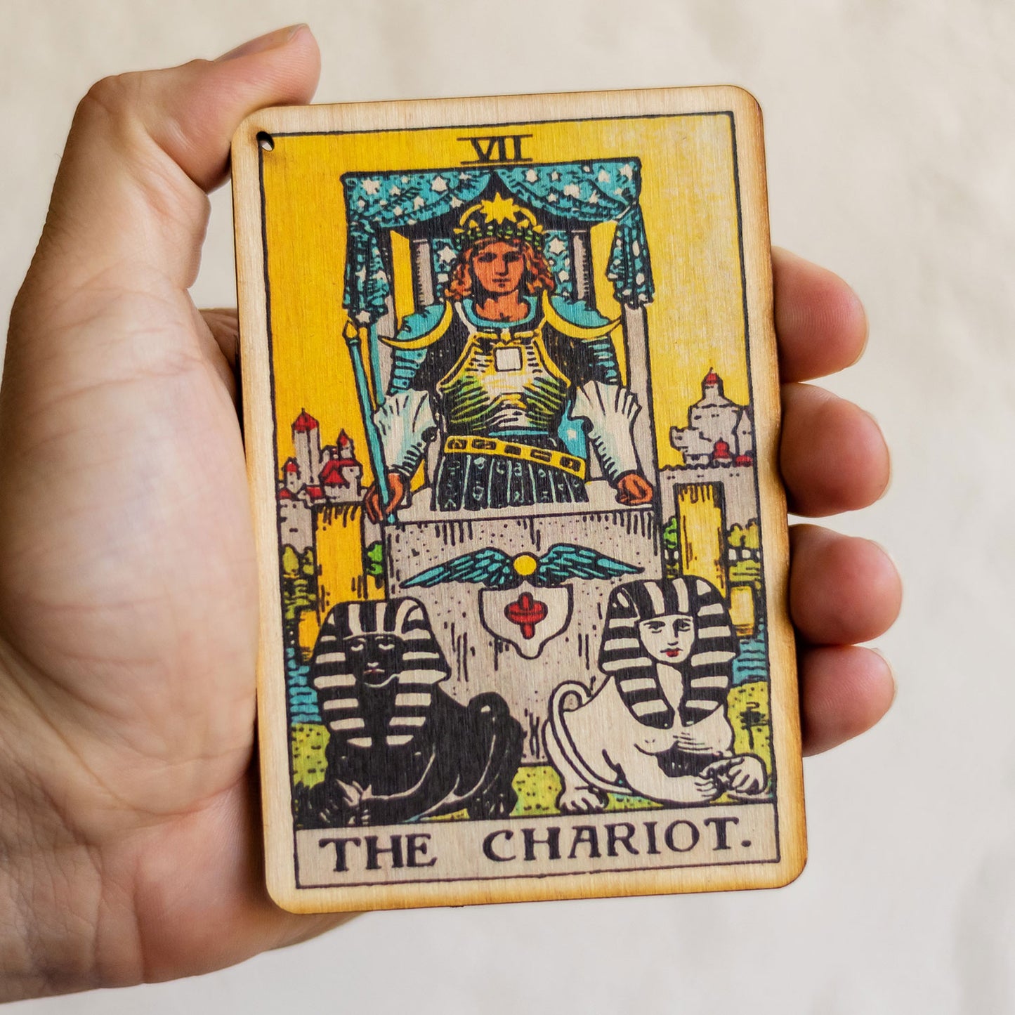 The Chariot Tarot Incense Holder Tray