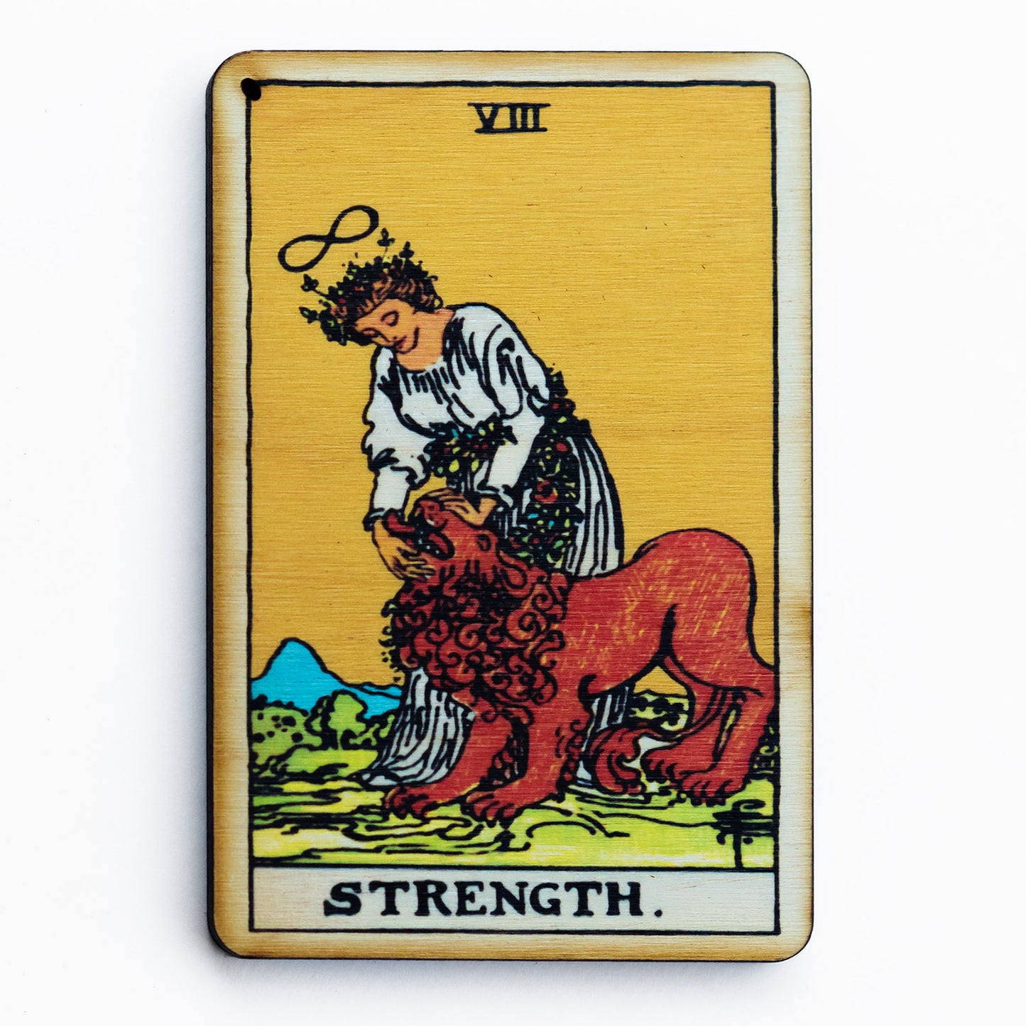 The Strength Tarot Incense Holder Tray