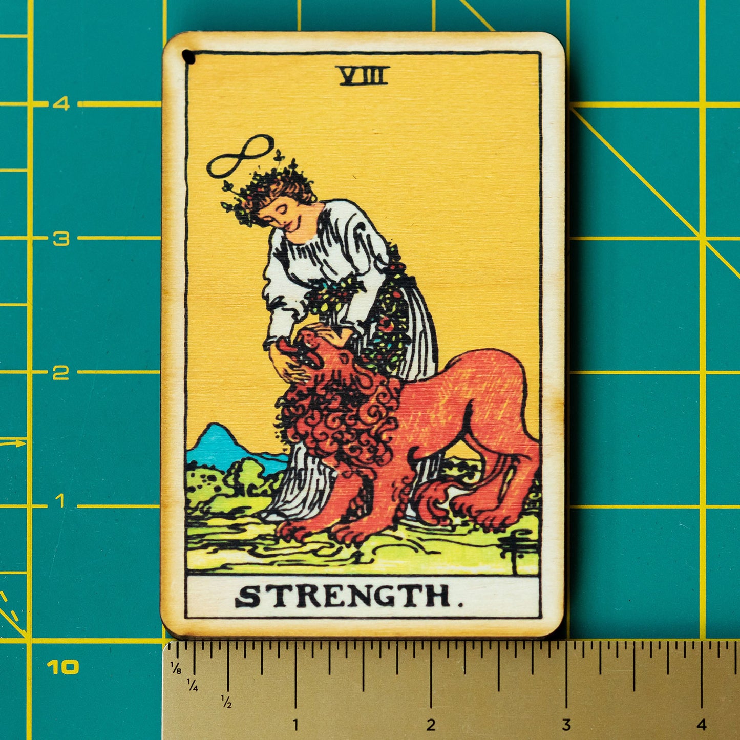 The Strength Tarot Incense Holder Tray