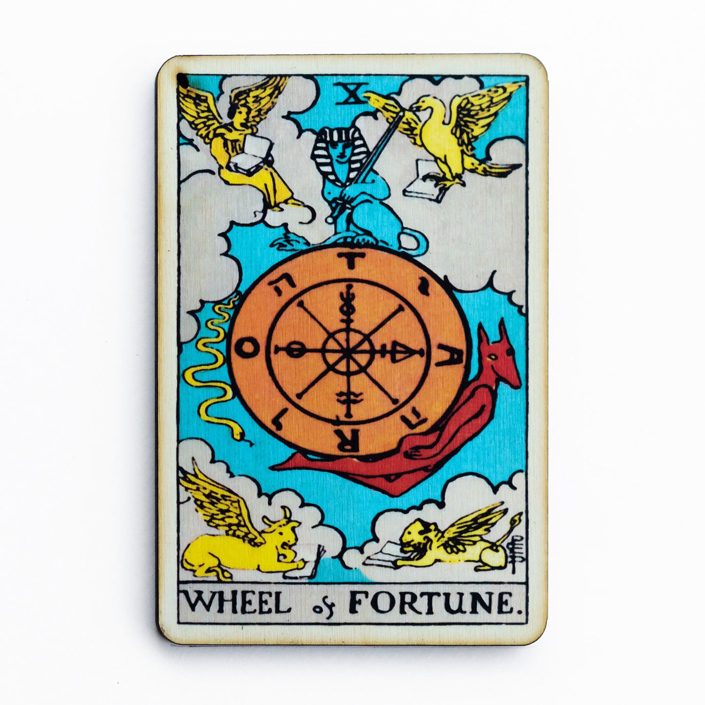 The Wheel of Fortune Tarot Incense Holder Tray