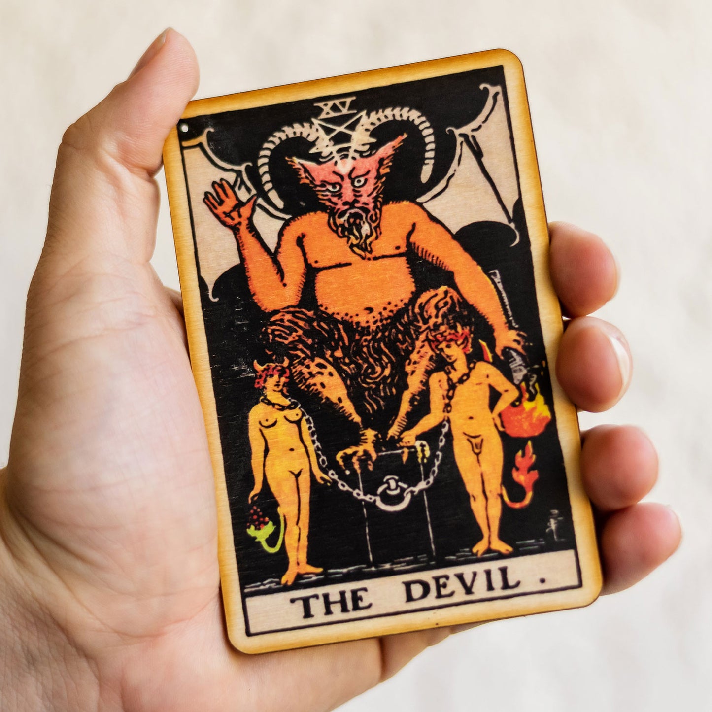 The Devil Tarot Incense Holder Tray
