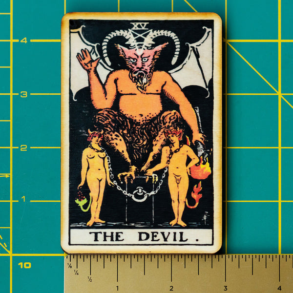 The Devil Tarot Incense Holder Tray