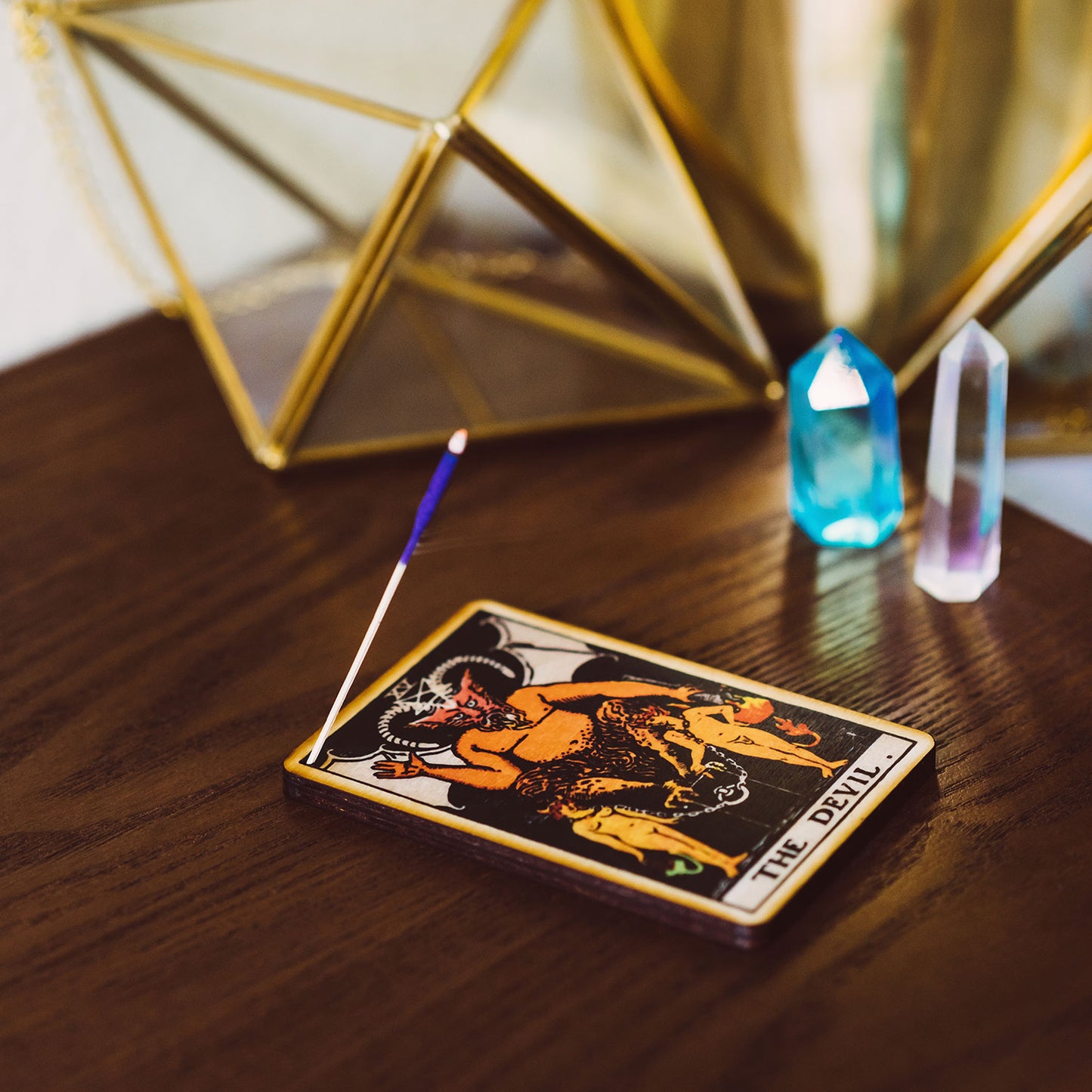 The Devil Tarot Incense Holder Tray
