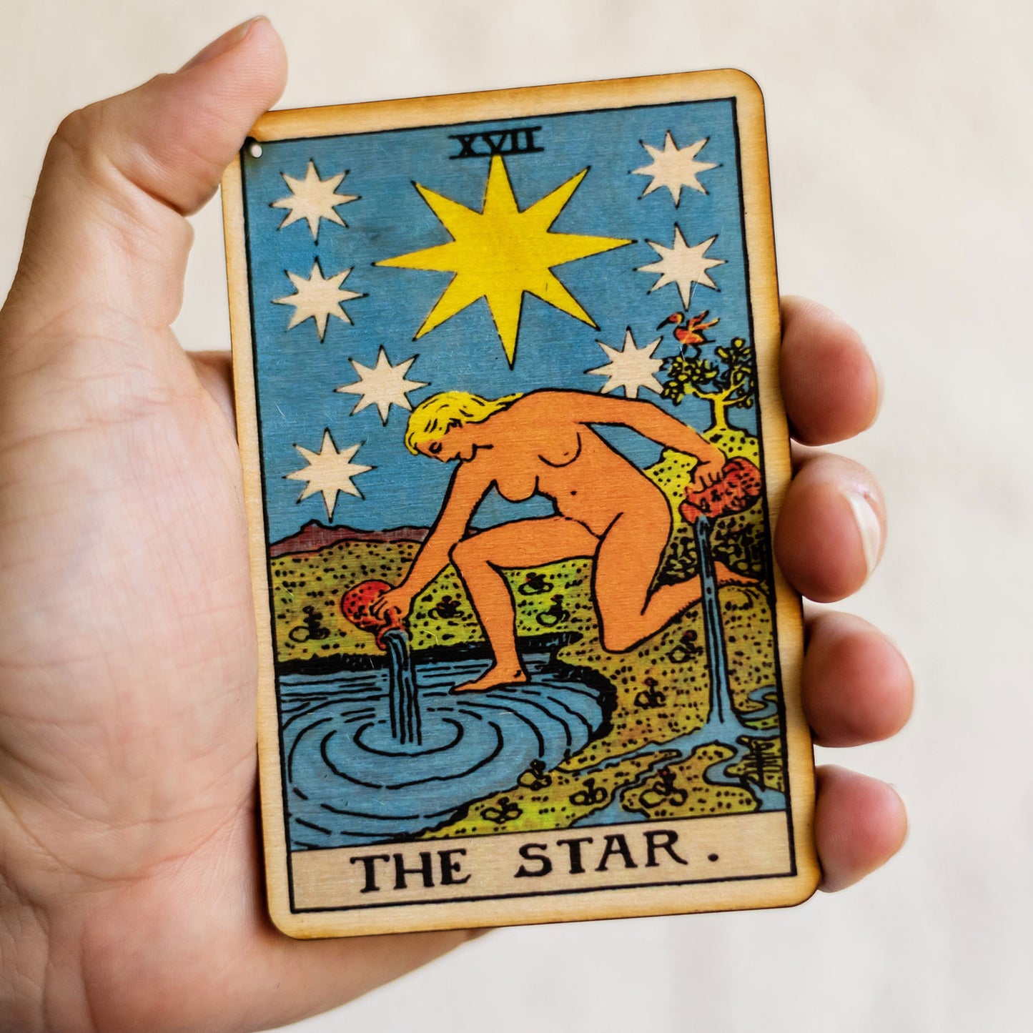 The Star Tarot Incense Holder Tray