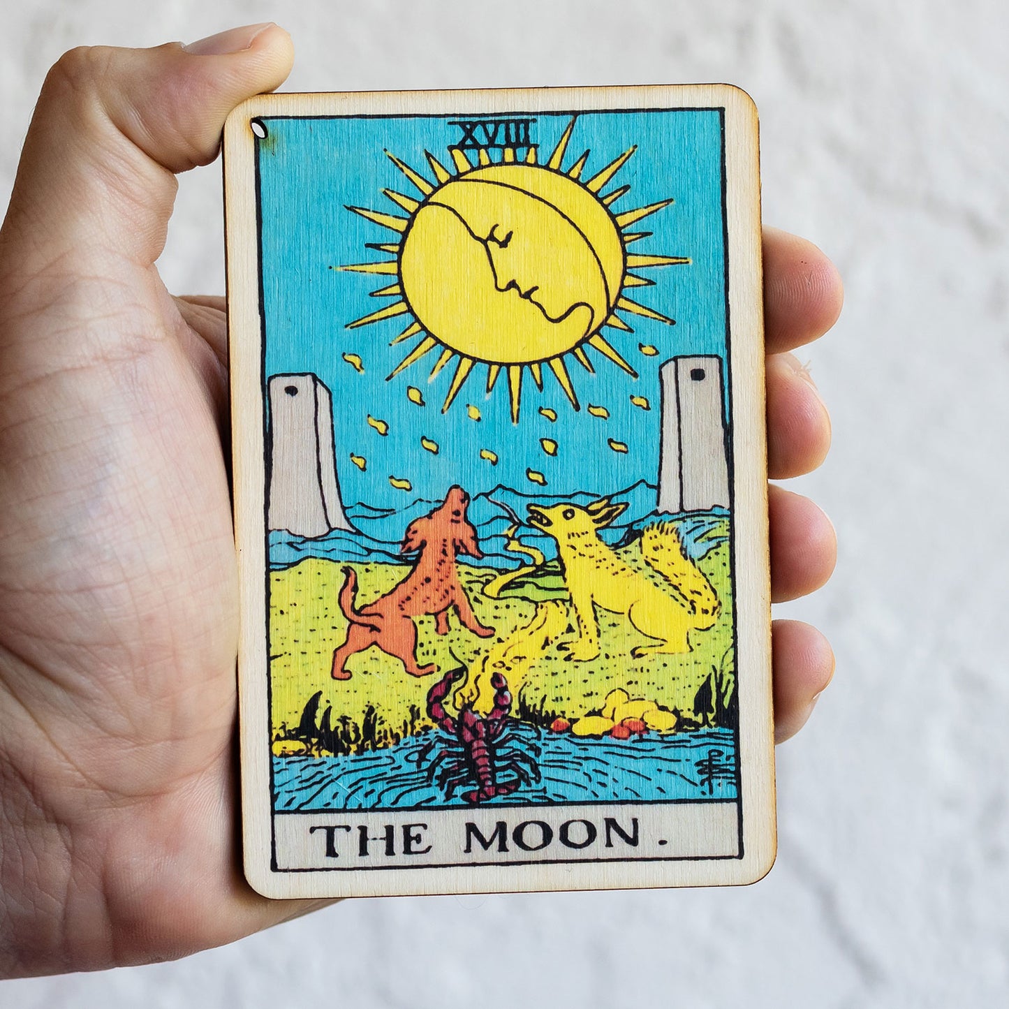 The Moon Tarot Incense Holder Tray