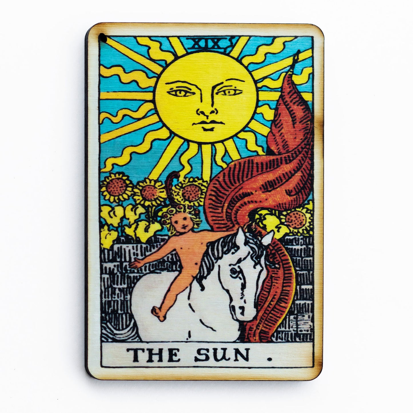 The Sun Tarot Incense Holder Tray