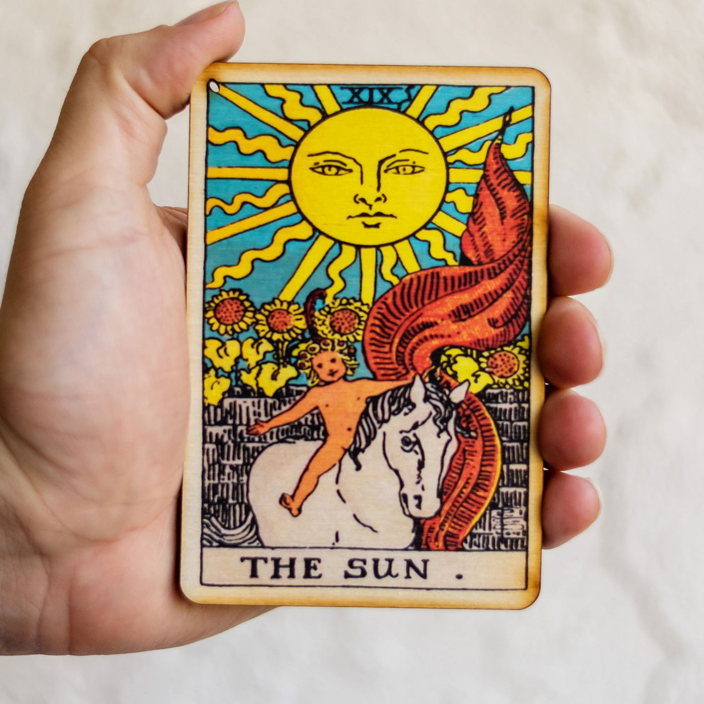 The Sun Tarot Incense Holder Tray