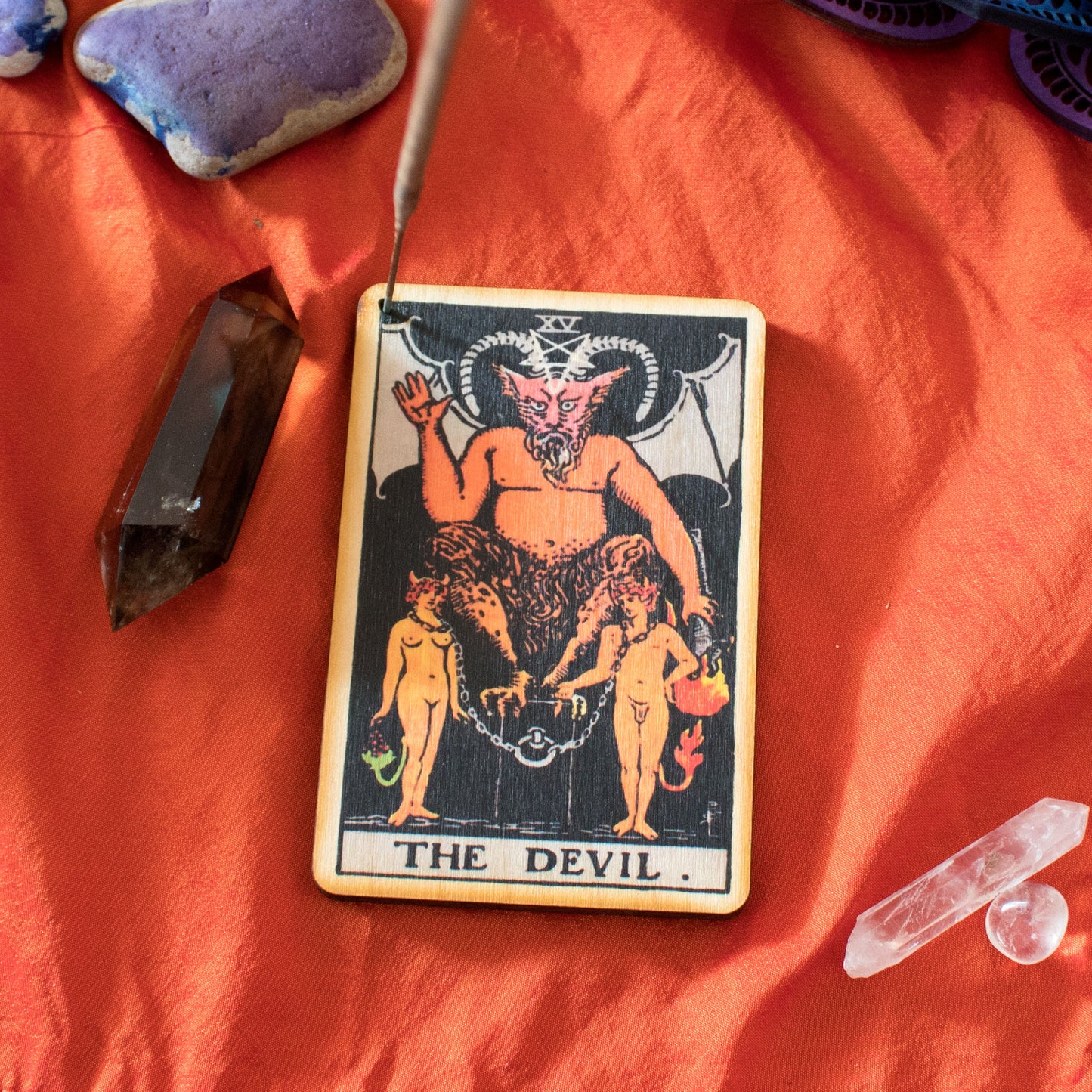 The Devil Tarot Incense Holder Tray