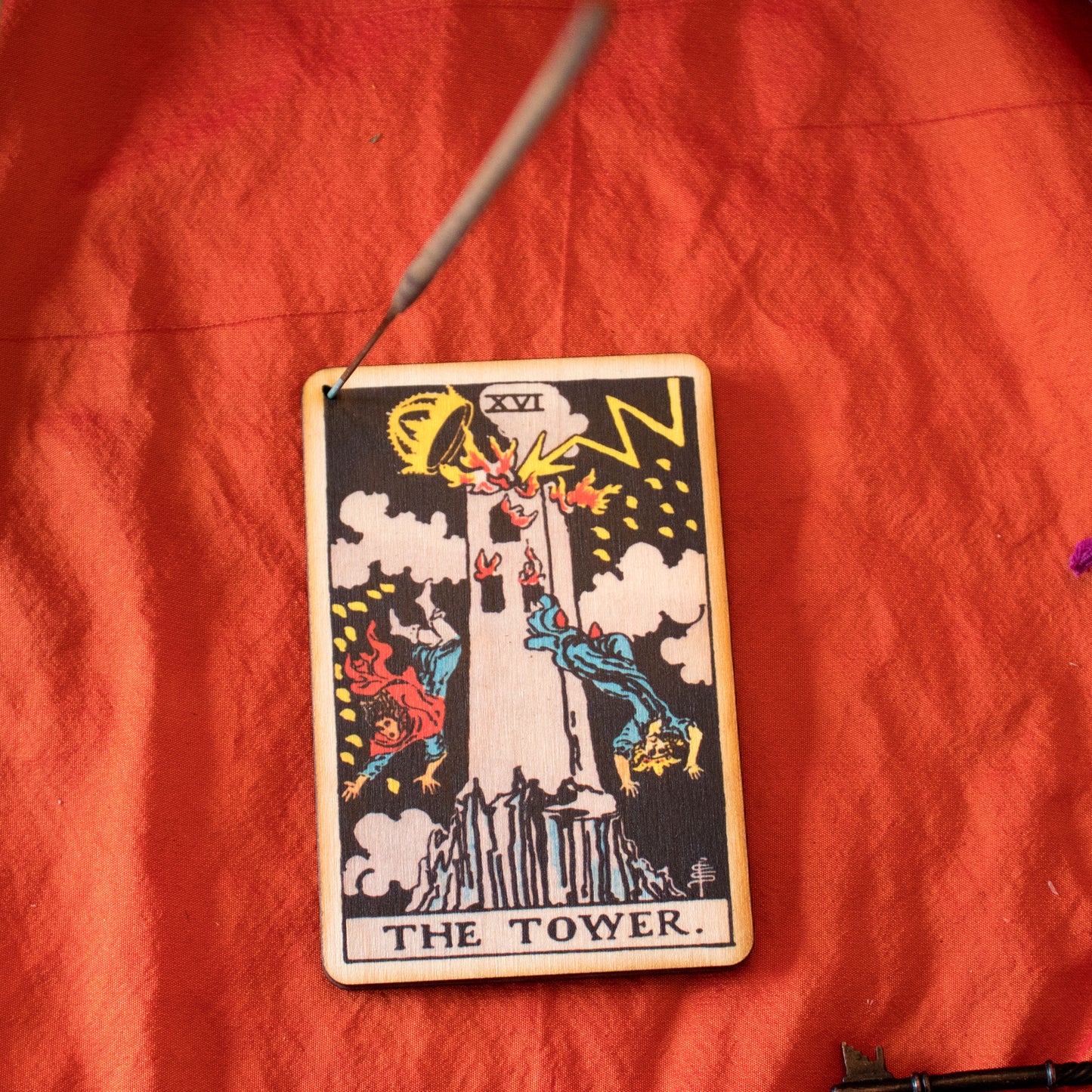 The Tower Tarot Incense Holder Tray