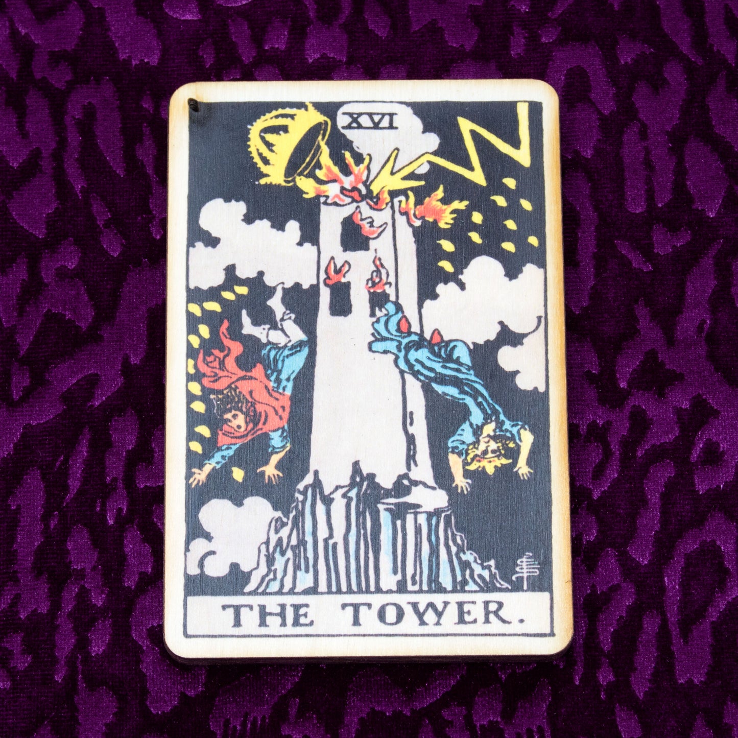 The Tower Tarot Incense Holder Tray