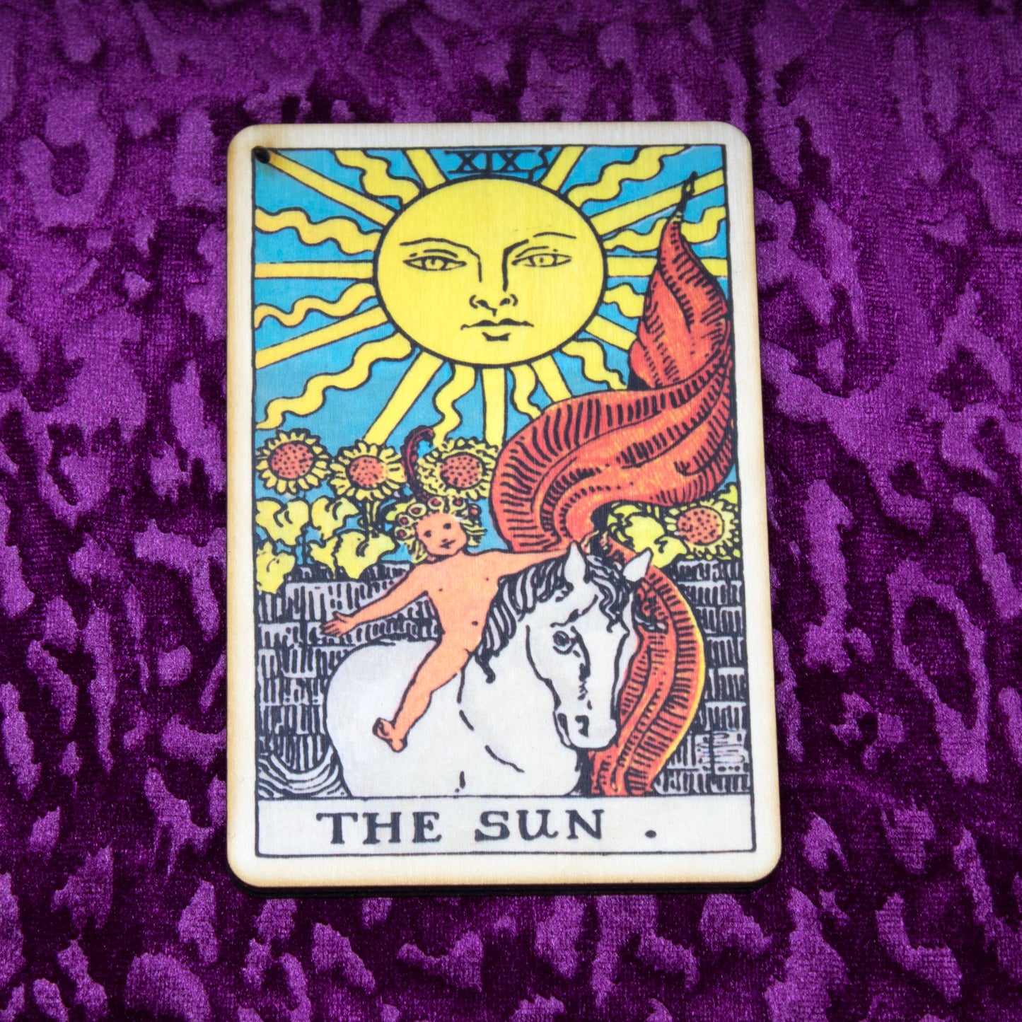 The Sun Tarot Incense Holder Tray