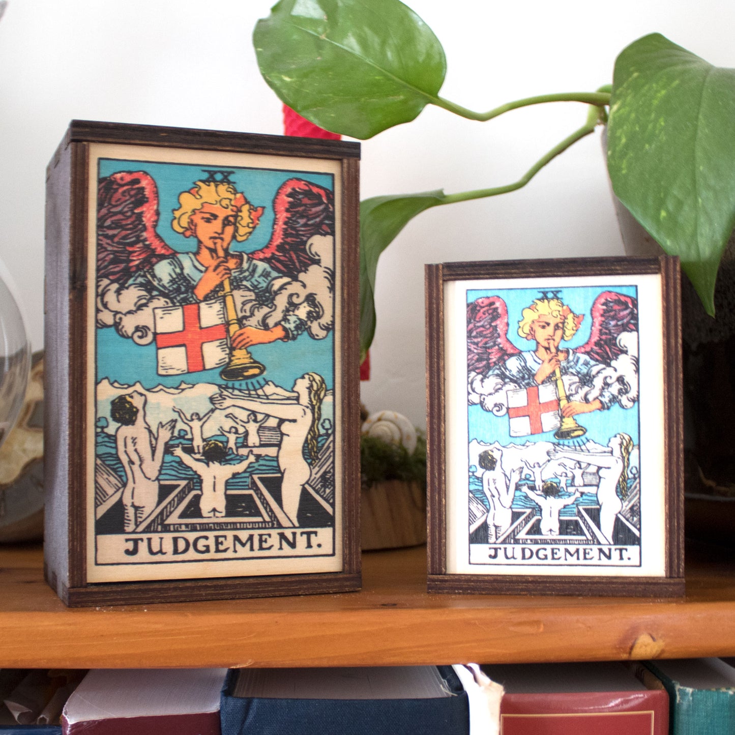 Judgement Tarot Card Card Wooden Stash Box Tarot Card Box