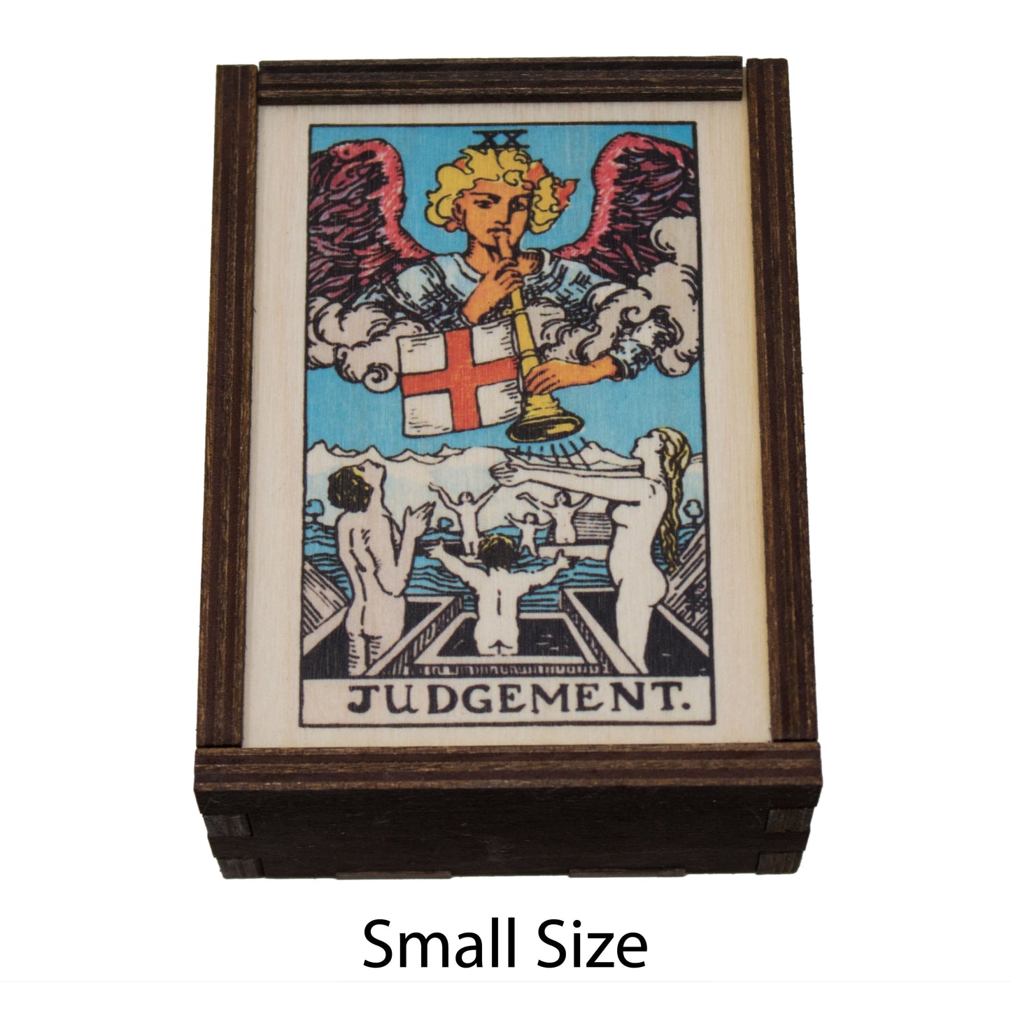 Judgement Tarot Card Card Wooden Stash Box Tarot Card Box