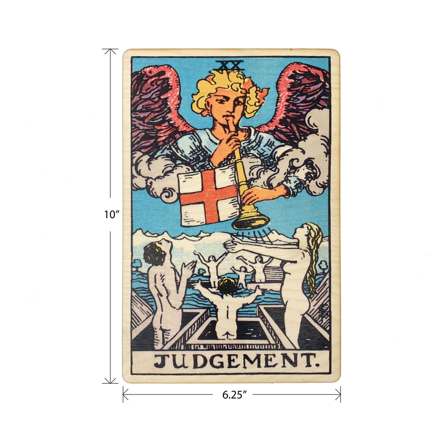 Judgement Tarot Wall Art Wooden Wall Decor