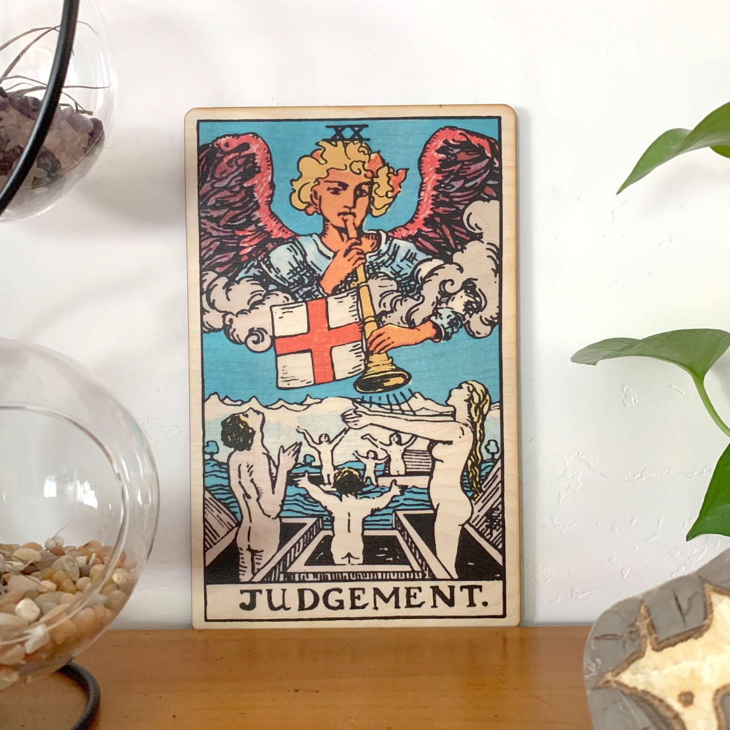 Judgement Tarot Wall Art Wooden Wall Decor