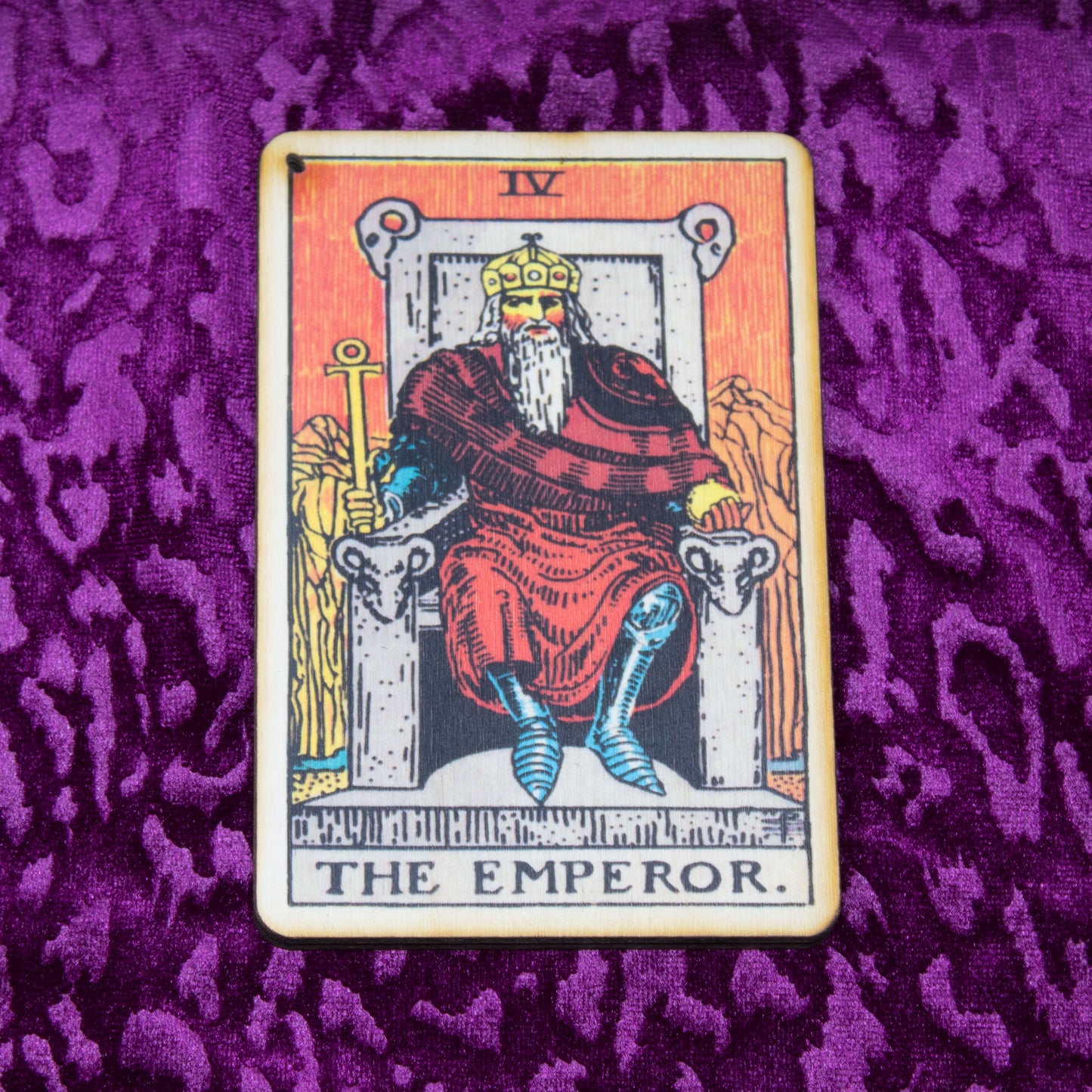 The Emperor Tarot Incense Holder Tray
