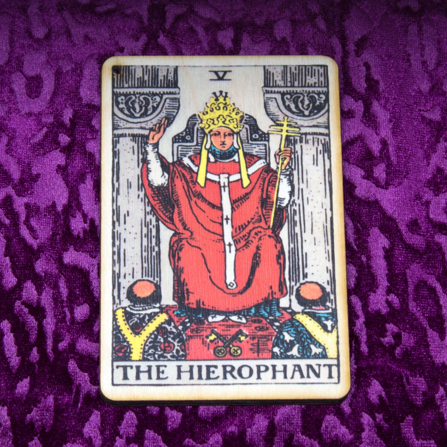 The Hierophant Tarot Incense Holder Tray