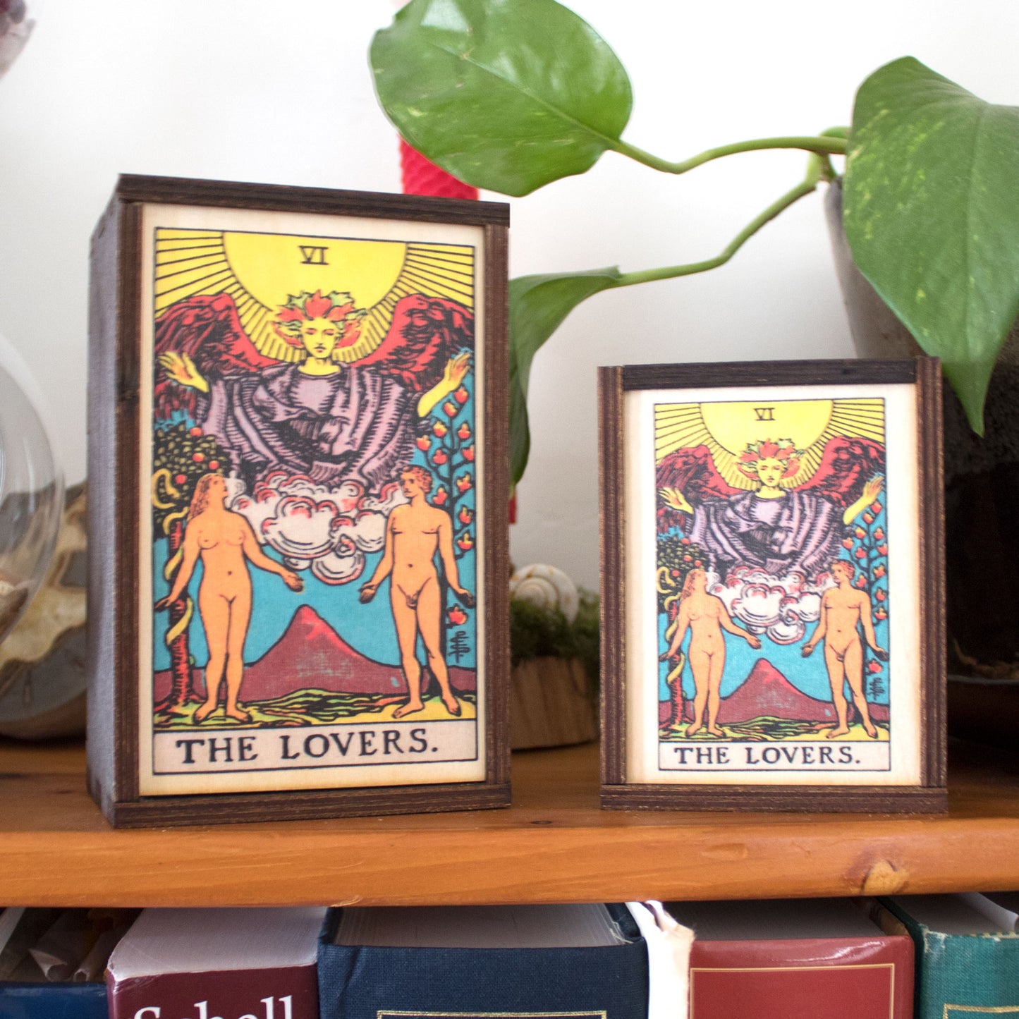The Lovers Tarot Card Card Wooden Stash Box Tarot Card Box