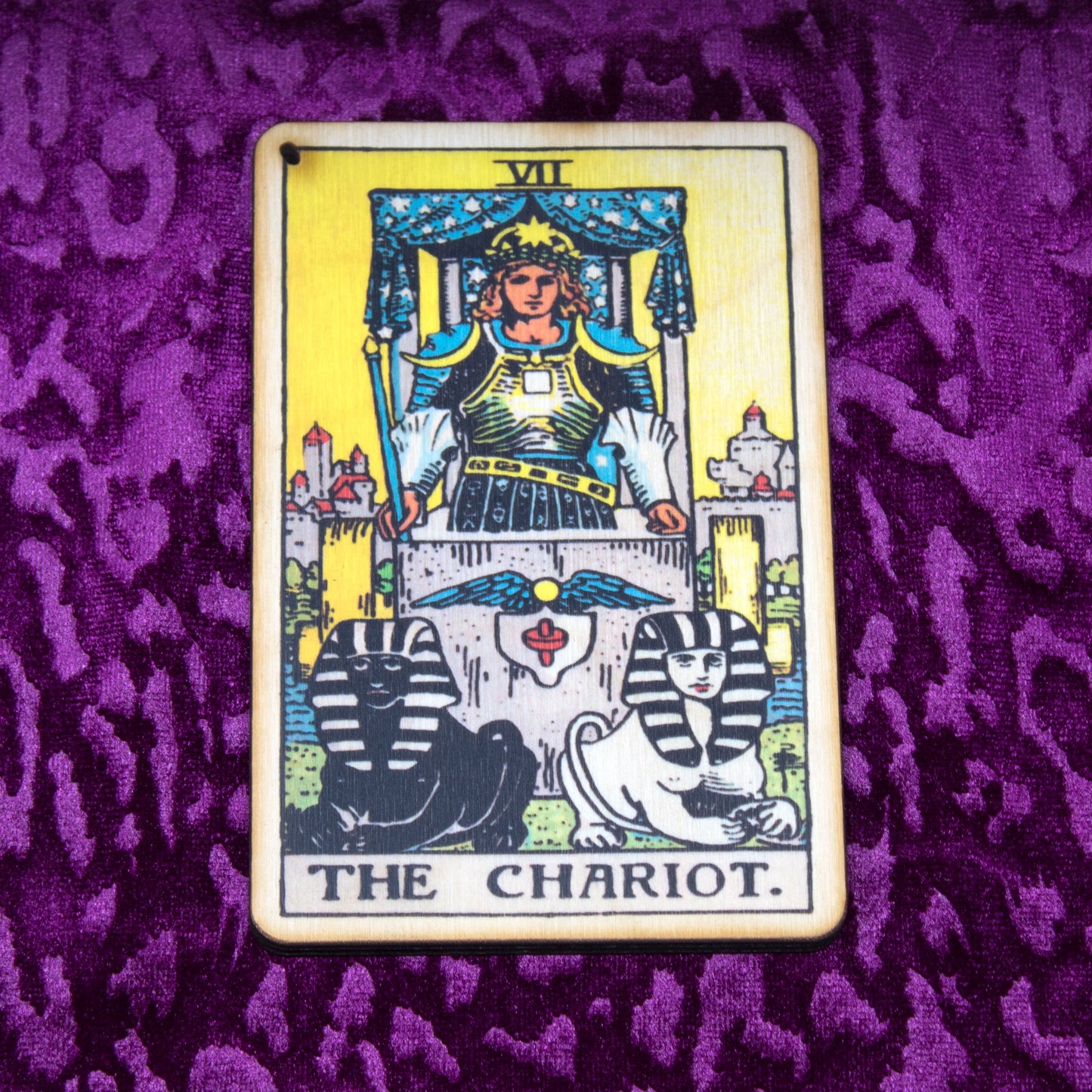 The Chariot Tarot Incense Holder Tray
