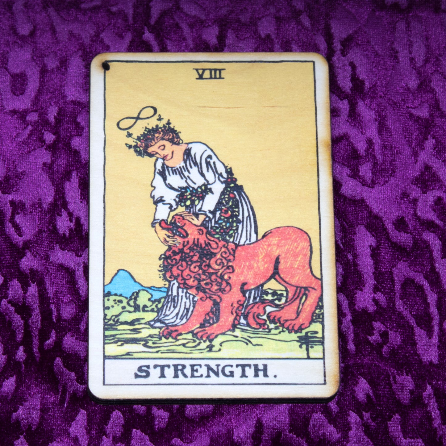 The Strength Tarot Incense Holder Tray