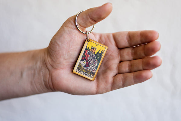 The Empress Tarot Card Keychain