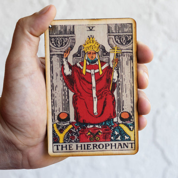 The Hierophant Tarot Incense Holder Tray