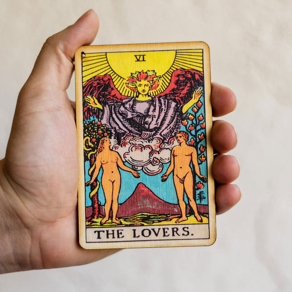 The Lovers Tarot Incense Holder Tray