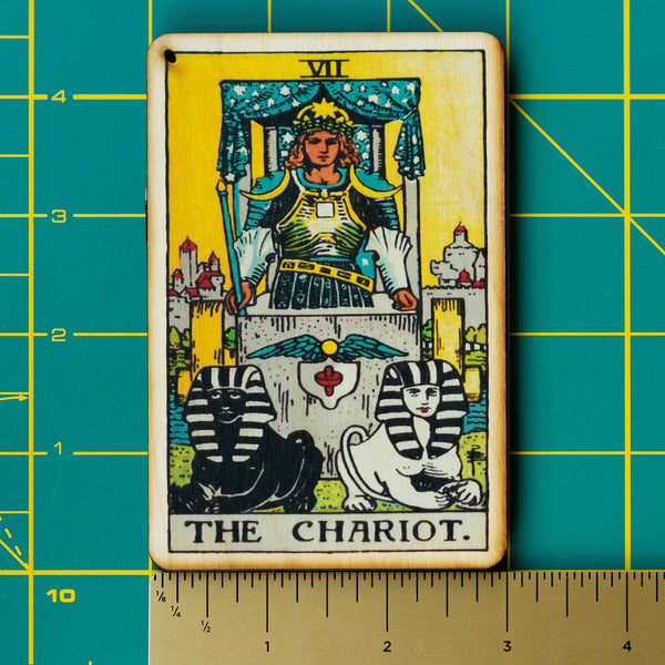 The Chariot Tarot Incense Holder Tray