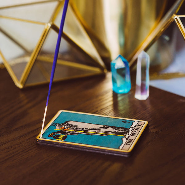 The Hermit Tarot Incense Holder Tray