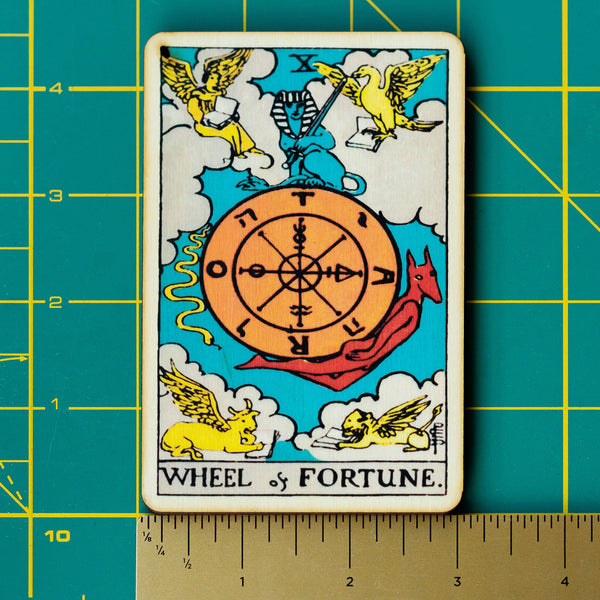 The Wheel of Fortune Tarot Incense Holder Tray
