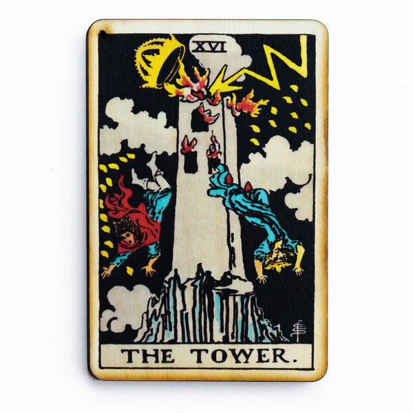The Tower Tarot Incense Holder Tray