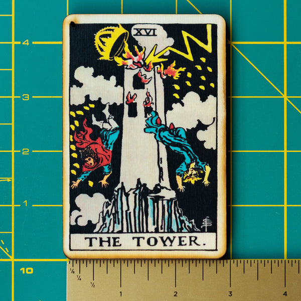 The Tower Tarot Incense Holder Tray