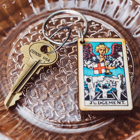 Judgement Tarot Card Keychain
