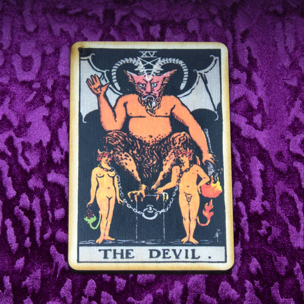The Devil Tarot Incense Holder Tray