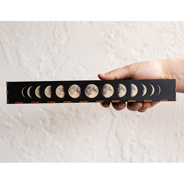 Phases of the Moon Black Wooden Incense Burner Box, Incense Storage Bo – My  Magic Place Shop