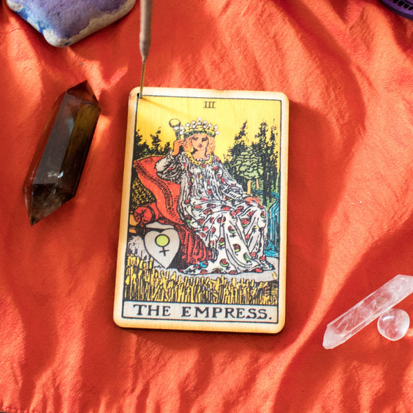 The Empress Tarot Incense Holder Tray