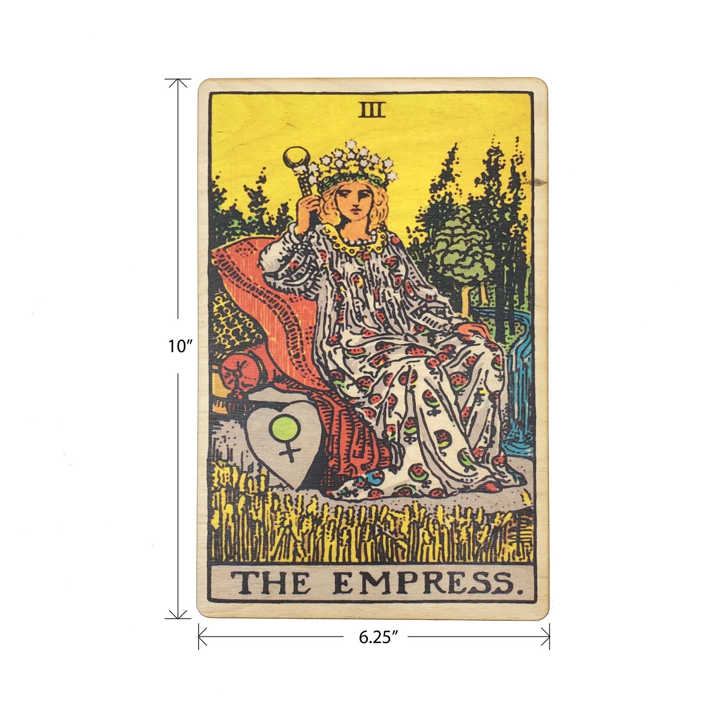 The Empress Tarot Wall Art Wooden Wall Decor